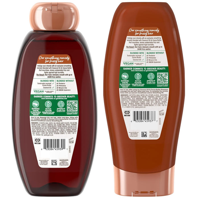 paraben-free, velvety liquid formula designed for frizzy hair