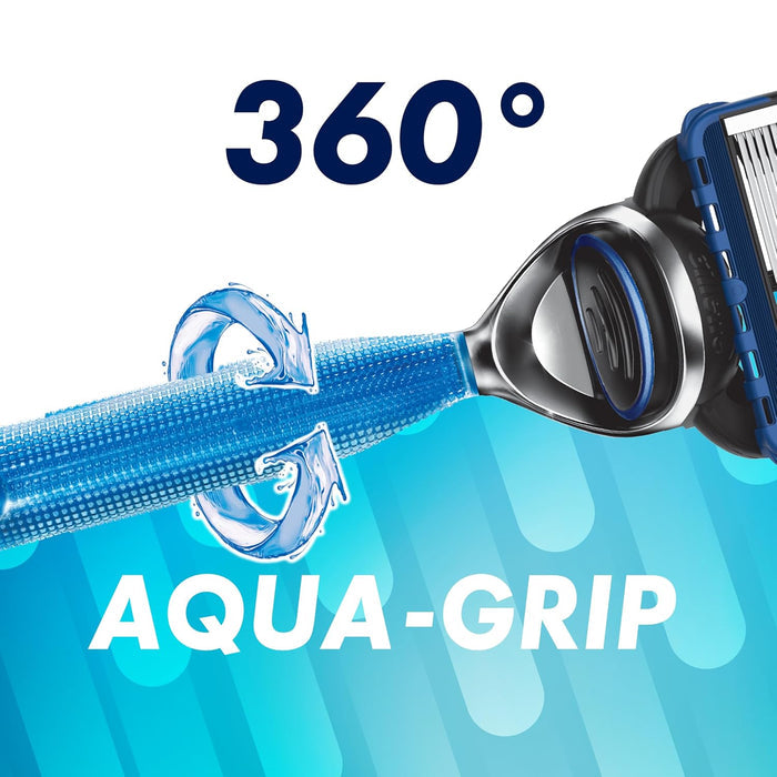 lubrication strip that helps the razor glide across skin