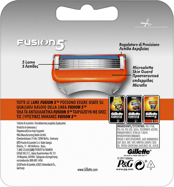 Gillette Fusion Replacement Cartridges for Men – Thoughtful Groomsmen or Father’s Day Shaving Gift