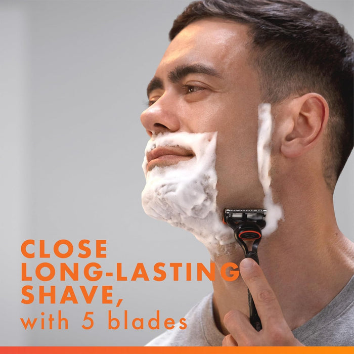 ergonomic handle with wet-condition grip