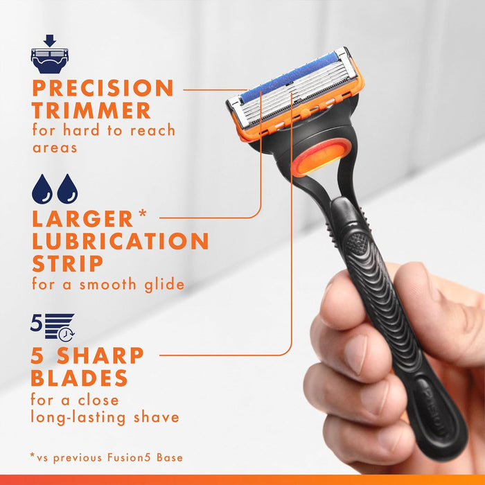 precision beard trimmer on the reverse side for edging and detailing
