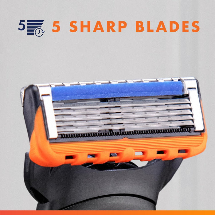 soft microfins that stretch and smooth skin before the blades cut