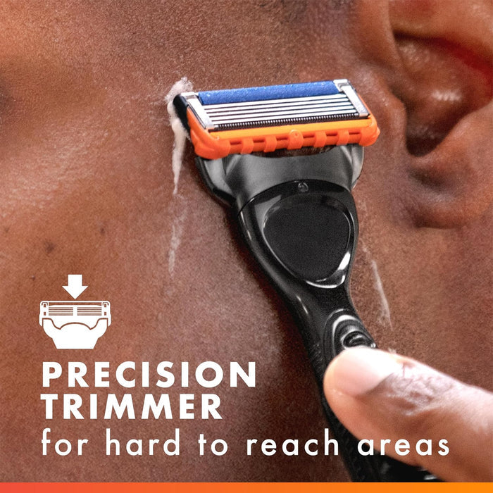 Gillette Fusion5 Power Razor for Men – Daily Self-Care Upgrade, Lubrication Strip for Post-Shave Comfort