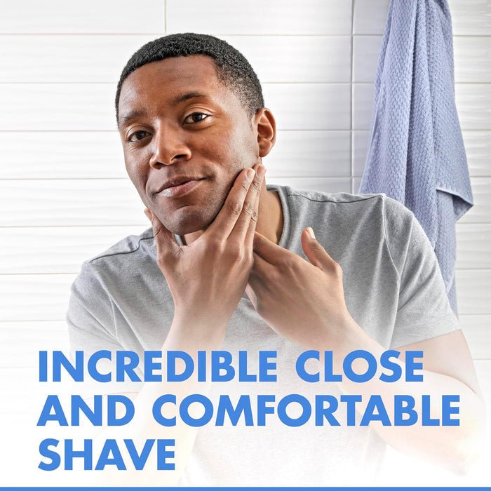 pivoting head that follows facial contours for closer, more comfortable shaves