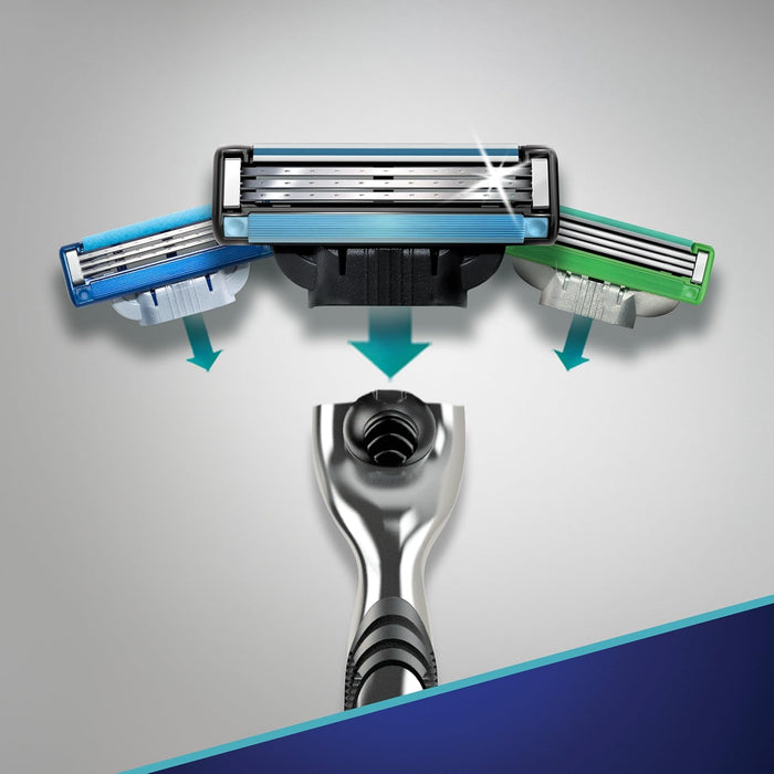 Gillette Mach3 Men's Razor for a Mindful Grooming Routine and Irritation-Free Self-Care