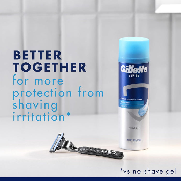 Gillette Mach3 Razor Blades for Men – Reliable Grooming for the On-the-Go Professional, Travel Pack Refills