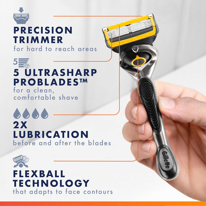 flexball technology handle that pivots multi-directionally to follow facial contours
