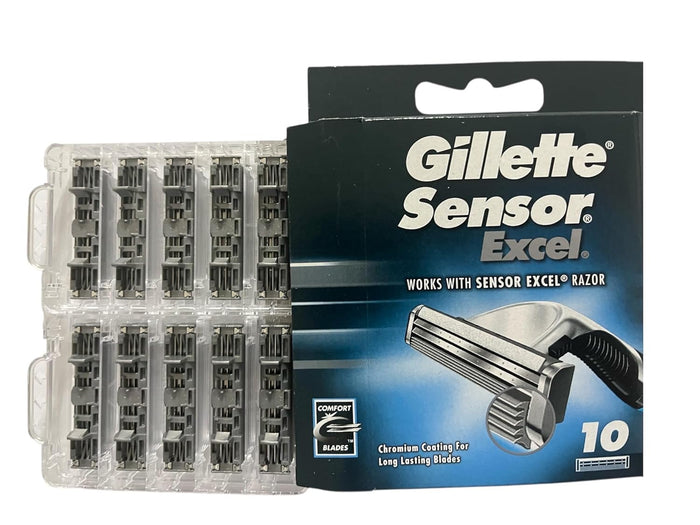 twin pivoting blades designed for the gillette sensor excel handle