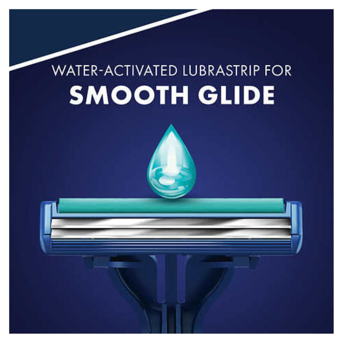 chromium-coated twin blades for durability and long-lasting sharpness