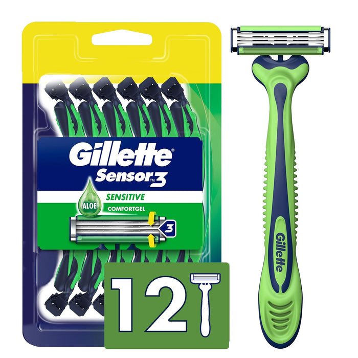 3 chromium-coated skin-sensing blades for a close, low-irritation shave