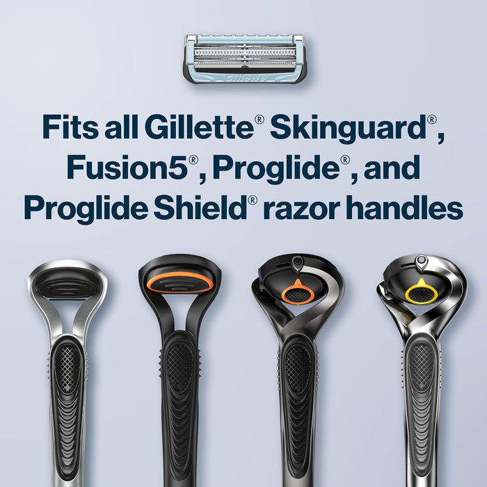 Gillette SkinGuard Sensitive Skin Blades – Practical Stocking Stuffer for Men, 4 Count Refill Pack