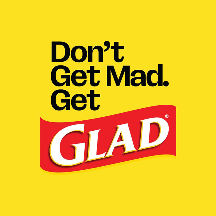 Glad ForceFlex MaxStrength LeakGuard Trash Bags 13 Gal – 90 Count Bulk Supply for High-Output Households