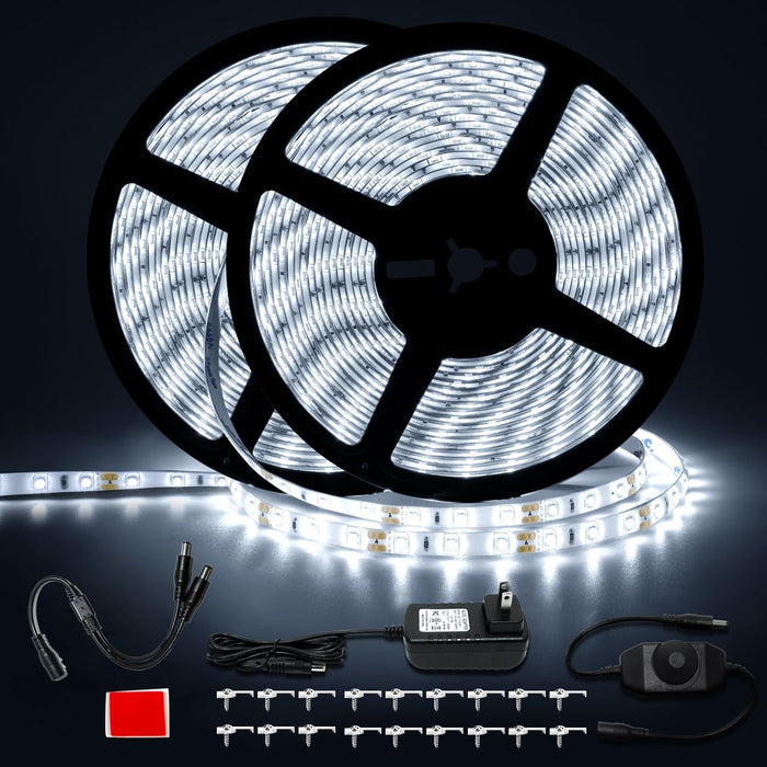 900 smd 2835 leds across 49.2ft (high-density bright output)