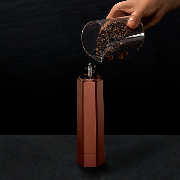 HexMill Pepper Grinder, Sienna