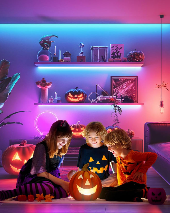 HitLights LED Strip Lights – Modern Bedroom Mood Lighting, Color Changing LED Tape for Ambient Home Decor