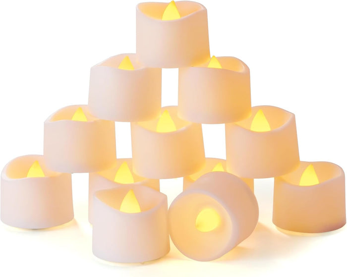 Bright Amber Glow, White Base - Pack of 12