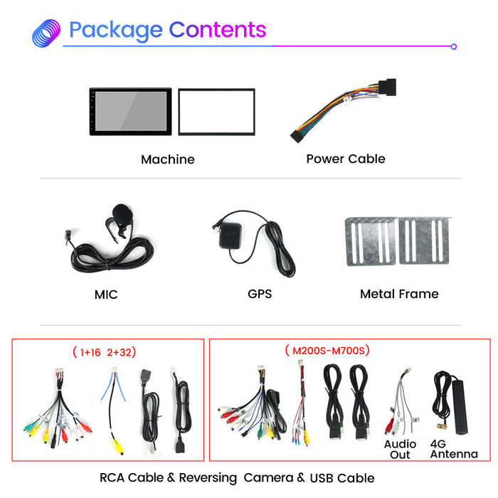 Host wholesale cross-border special supply Fangyitong 7862 series Android central control large screen navigation 7-inch general machine