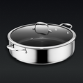 Hybrid Deep Sauté Pan with Lid, 10-QT