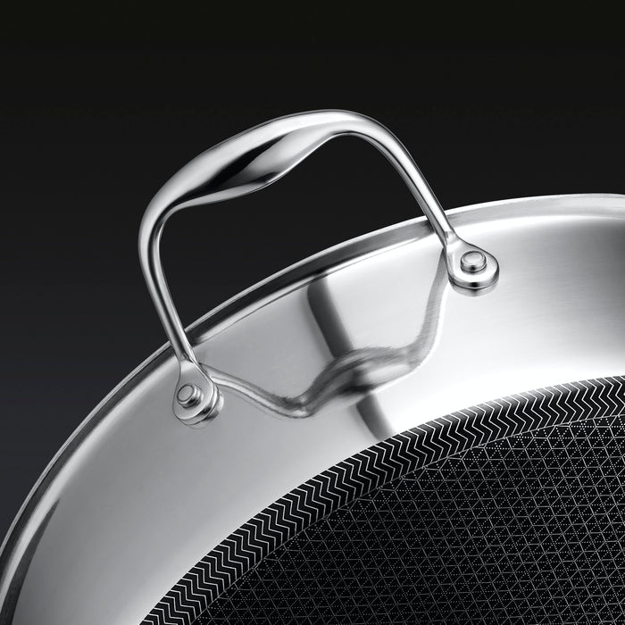 Hybrid Deep Sauté Pan/Chicken Fryer with Lid, 7-Qt