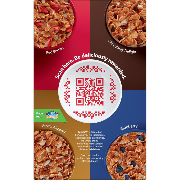 Kellogg's Special K Cereal for Commuter Kitchen Routines, Ready-to-Eat Vanilla Almond for Fast Breakfasts