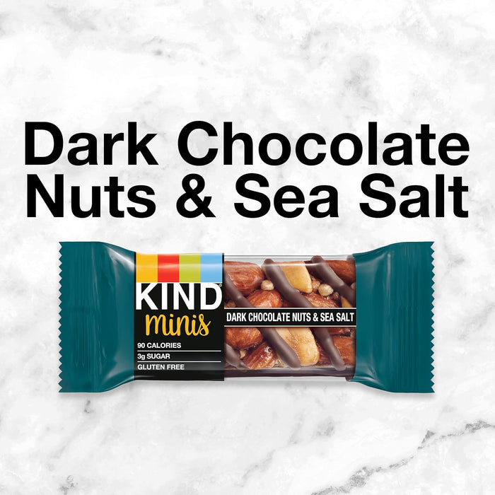 KIND Minis Dark Chocolate Cherry Cashew – 90 Calorie Commute Snack for Between Meetings