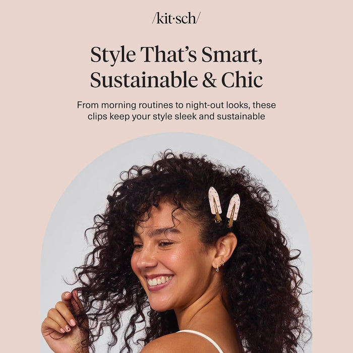 Kitsch Creaseless Hair Clips – Less-Is-More Beauty Tool, Flat Profile Sectioning for Intentional Routines
