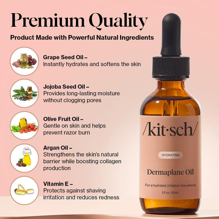 lightweight, non-greasy texture compatible with dermaplaning tools, gua sha, and razors