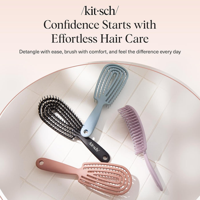 Kitsch Flexi Flow Detangler – Streamlined Single-Tool Replacement for Cluttered Vanities