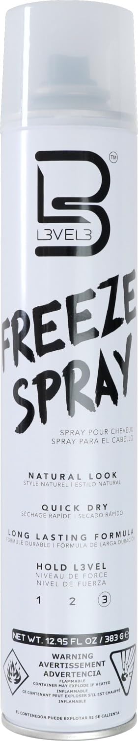 level 3 extra-strong hold formulation for long-lasting style retention