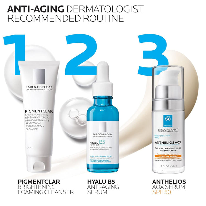 La Roche-Posay Anthelios AOX Facial Serum with SPF 50 – Calm, Protected Skin Ritual