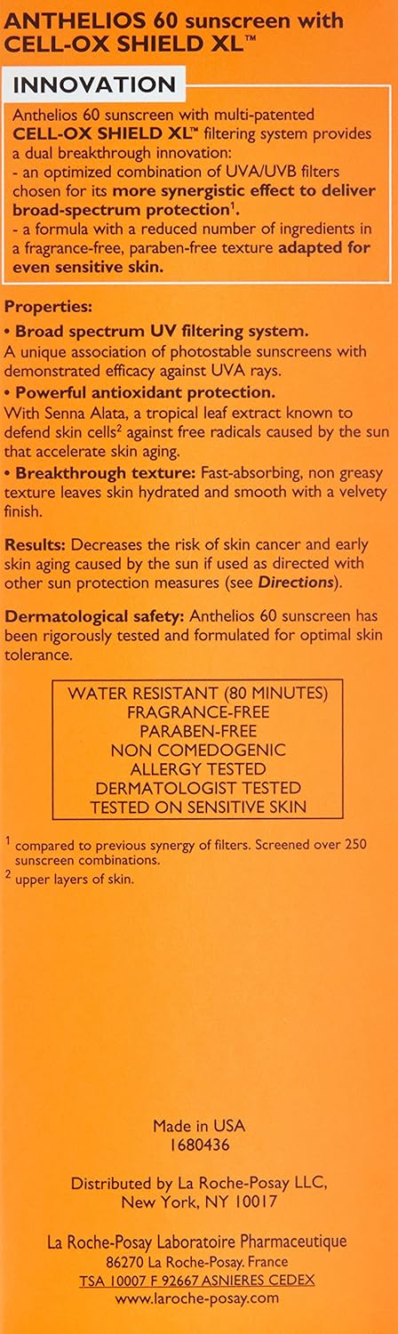 La Roche-Posay Anthelios Face & Body SPF 60 – Nourishing Defense for Your Self-Care Routine