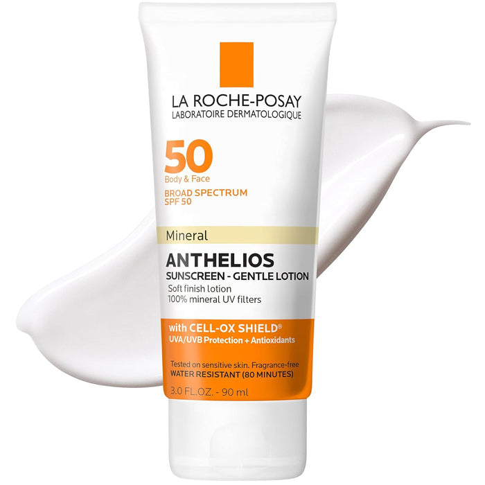 100% mineral uv filters: titanium dioxide and zinc oxide for broad spectrum uva/uvb protection