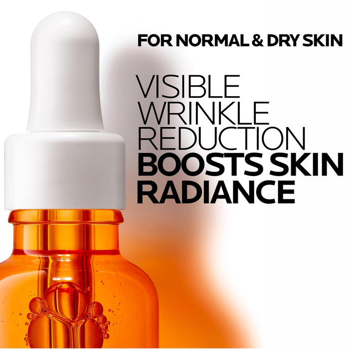 La Roche-Posay Brightening Vitamin C Serum – Wind-Down Bedtime Treatment for Wrinkle Reduction