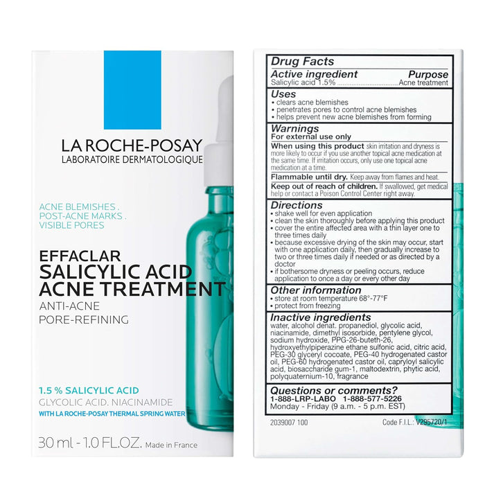 La Roche-Posay Effaclar Pore-Clearing Serum – Mindful Self-Care Step for Healthy Skin