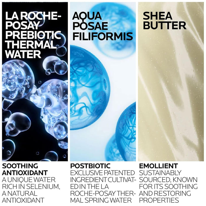 shea butter to restore the skin's hydrolipidic film and lock in moisture