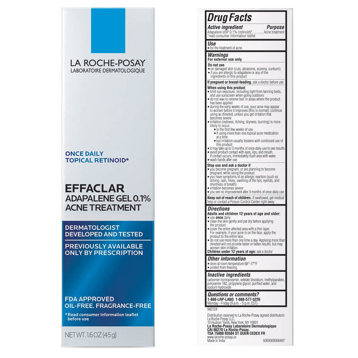 oil-free gel formulation suitable for acne-prone and oily skin types