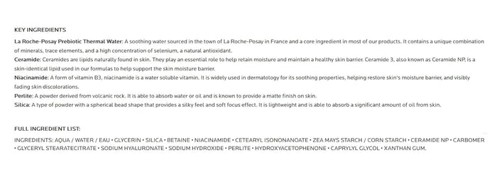La Roche-Posay Toleriane Double Repair Matte – Barrier-Repair Moisturizer to Support Your Self-Care Routine