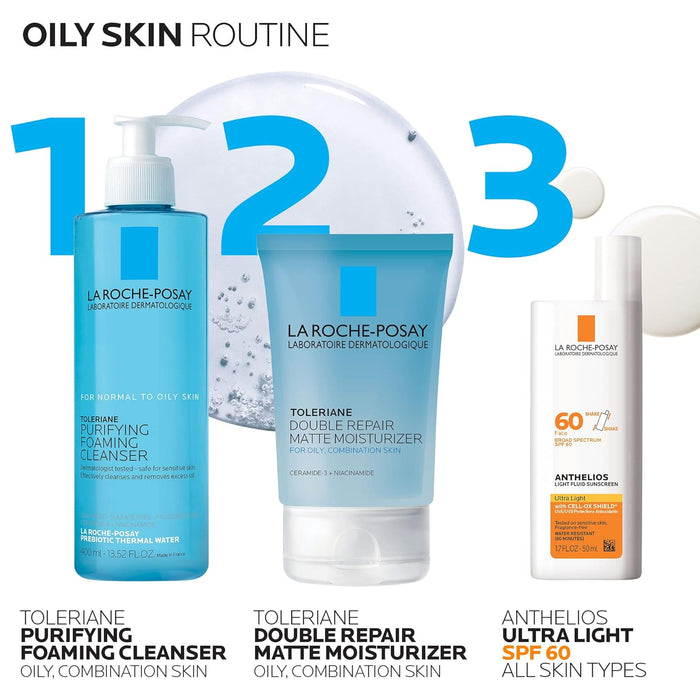 La Roche-Posay Toleriane Double Repair Matte – Barrier-Repair Moisturizer to Support Your Self-Care Routine