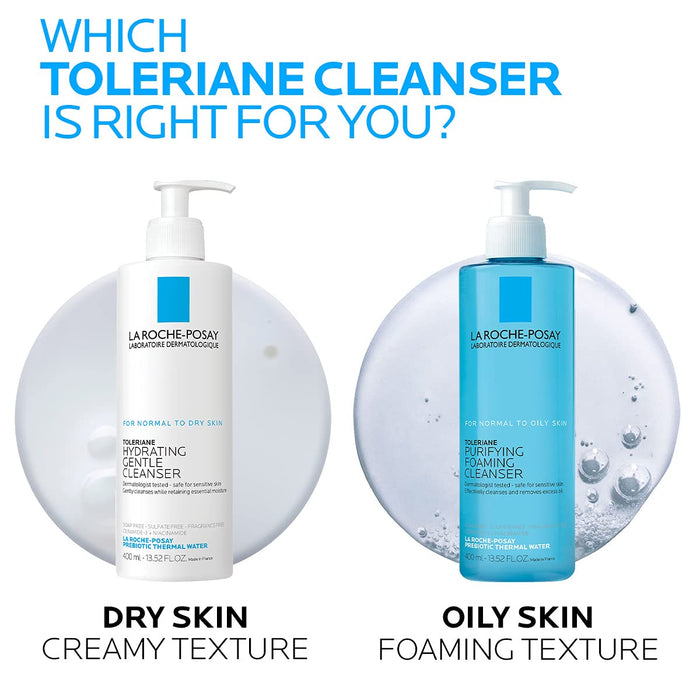 La Roche-Posay Toleriane Oil-Free Face Wash – Calming Cleanser for Sensitive Skin Self-Care