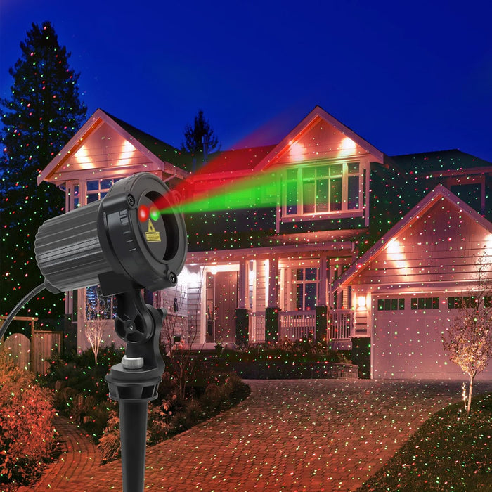 Laser Star Projector – Minimalist Home Accent Light with Single Plug Setup and Clean Lines