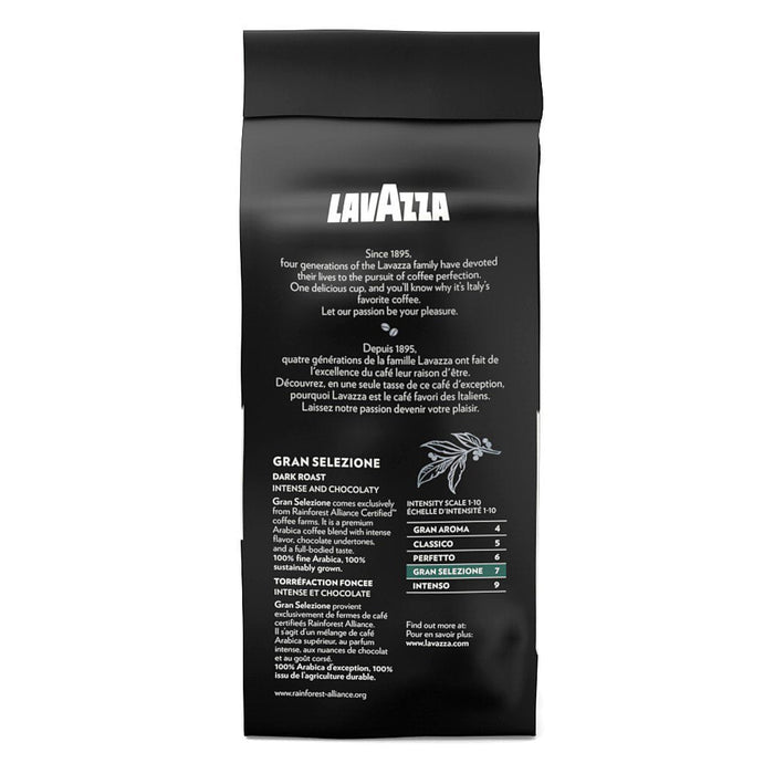 5/5 intensity rating — lavazza's strongest