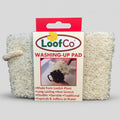 Packaging of Loof Co. Washing-Up Pad, showing the product and its features.
