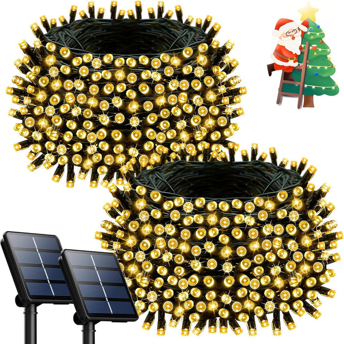 200 bright led bulbs per string (300led option available) with low-heat beads for long lifespan