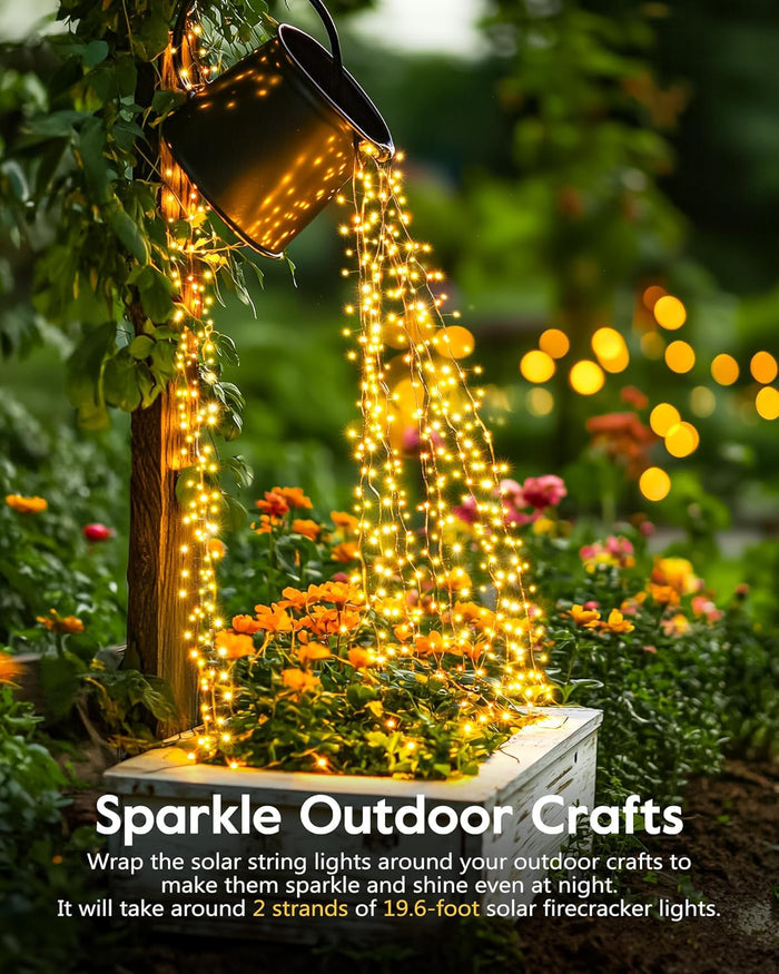 Lumify Solar String Lights – Camping and Outdoor Dinner Party Lights, IP65 Waterproof