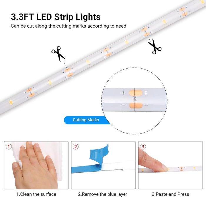 LumifyHome Cool White Strip Light – Less-Is-More Glow for Minimalist Bedrooms and Hallways