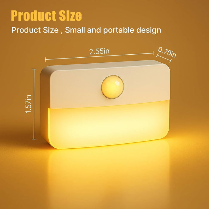 LumiGuard Motion Sensor Stair Light – Cool-Run LED Nightlight for Senior Fall Prevention, No Open Flame