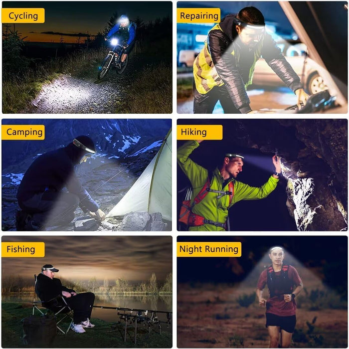 LuminWear Headlamp – Practical 2-Pack Gift for Hikers, Campers and Outdoor Enthusiasts