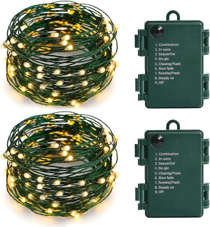 50 Led Warm White - 2 Pack
