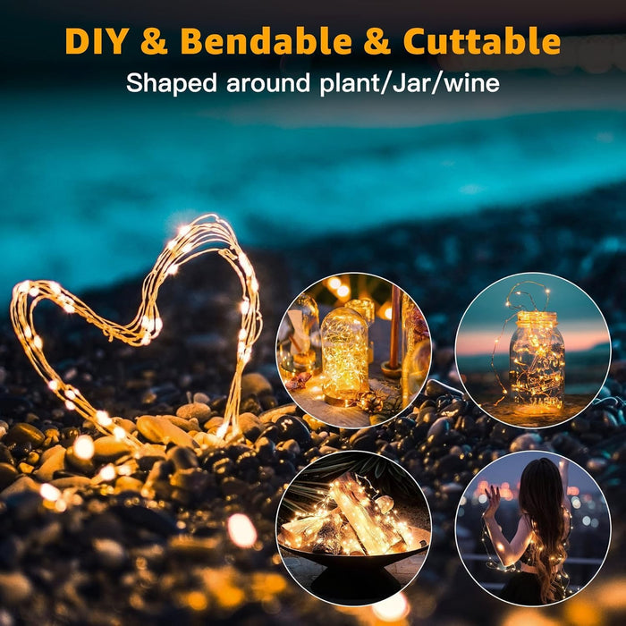 bendable thin copper wire for shaping into jars, wreaths, or wall designs