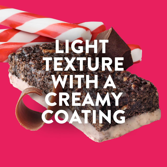 LUNA Bar Chocolate Peppermint Stick – Thoughtful Holiday Snack Gift for Her, Festive 12-Count Protein Bar Box